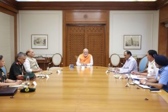 Pahalgam terror attack: PM Modi chairs high-level meet with defence minister, NSA, CDS, and service chiefs