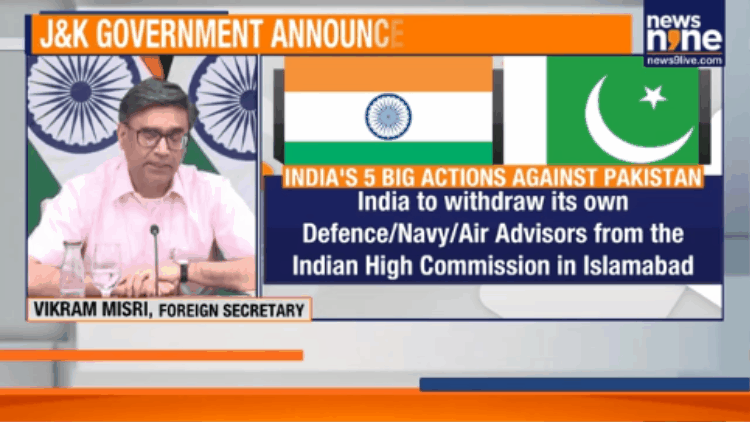 Pahalgam attack: Pakistan to conduct missile test; India deploys INS Vikrant in Arabian Sea amid soaring tensions