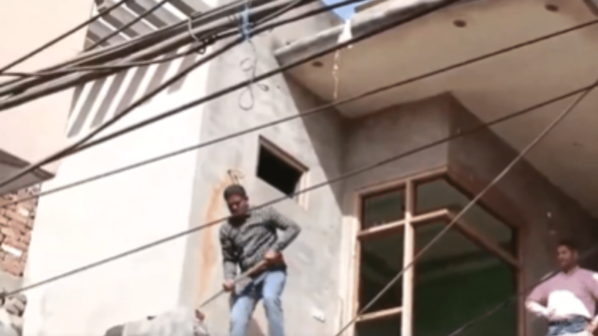 Punjab’s crackdown on drugs: Authorities raze trafficker’s property in Amritsar