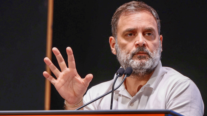 Stock market benefitted only a few, not the common man: Rahul Gandhi in Patna