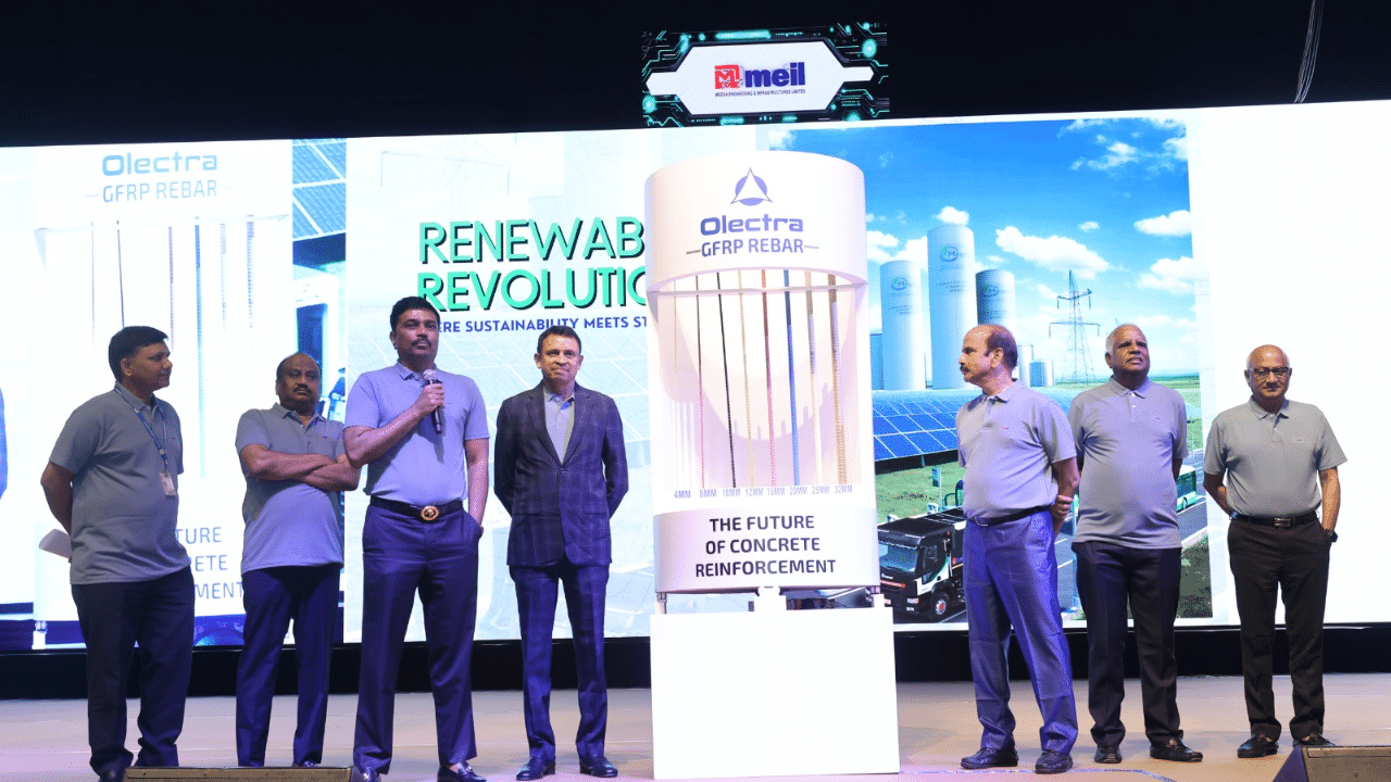 Olectra launches high-strength GFRP Rebar for construction