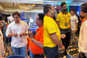 Yuvraj Maharaj Aryaman Scindia, chairman of MPCL Governing Council, attends player draft event in Indore