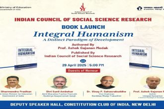 Prof Ashok Gajanan Modak’s book ‘Integral Humanism: A Distinct Paradigm of Development’ to launch on 29 April