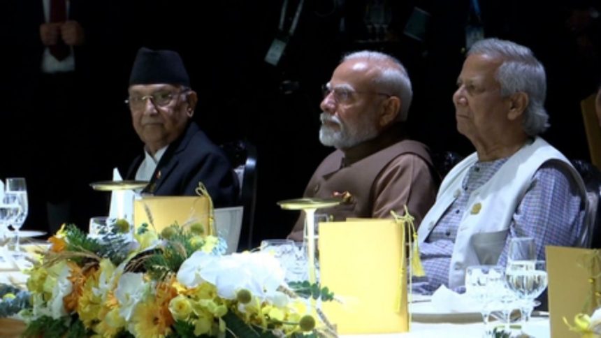 PM Modi, Bangladesh’s Muhammad Yunus seen together at BIMSTEC