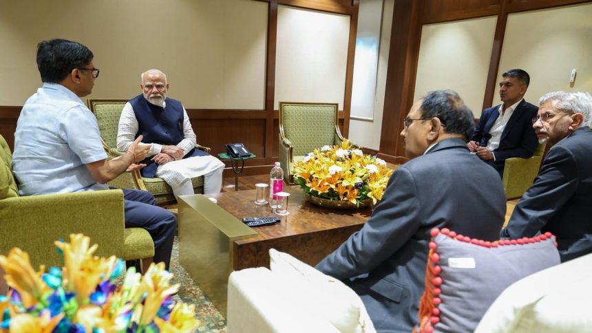 PM Modi cuts short his Saudi visit after Pahalgam terror attack, holds meeting with Doval, Jaishankar at Delhi airport on arrival