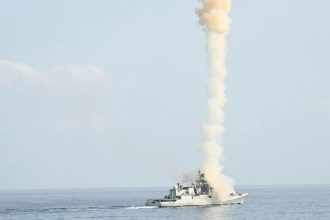 Indian Navy showcases missile might in Arabian Sea amid rising India-Pakistan tensions