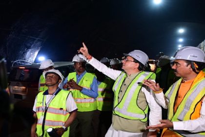Breakthrough Achieved in Silkyara Tunnel in Presence of Chief Minister Pushkar Dhami