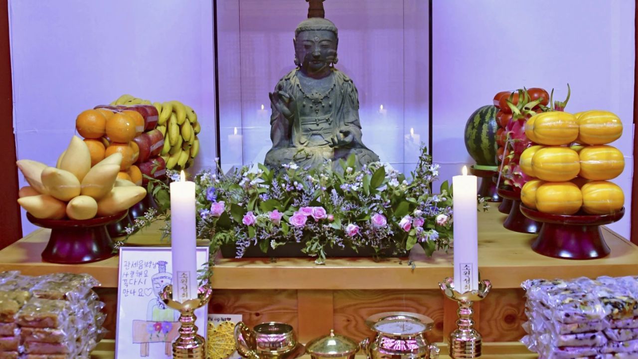 Buddhist statue stolen from Japanese temple nearly 13 years ago returned from South Korea