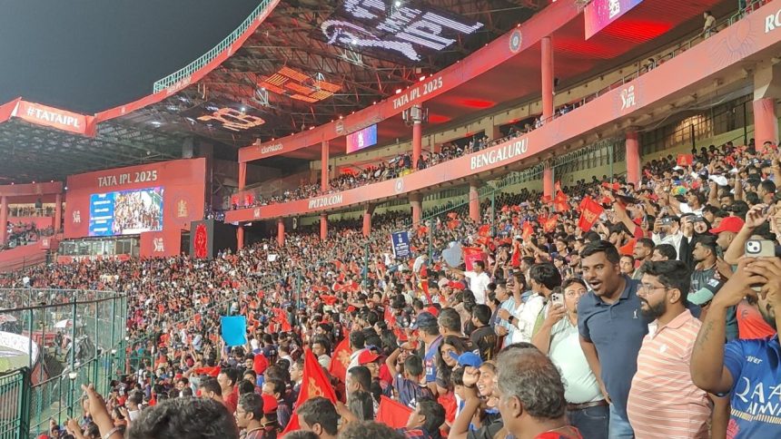 Families of IPS, I-T officers clash during RCB-CSK match at Bengaluru’s Chinnaswamy Stadium over ‘VIP seat’ 1 Families of IPS, I-T officers clash during RCB-CSK match at Bengaluru’s Chinnaswamy Stadium over ‘VIP seat’