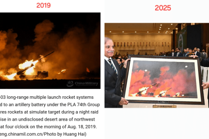 Pakistan Army Chief Munir gifts PM Shehbaz Sharif fake photo of their attack against India as memento