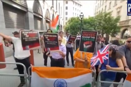 Indian diaspora in London stages counter-protest against Pro-Khalistani