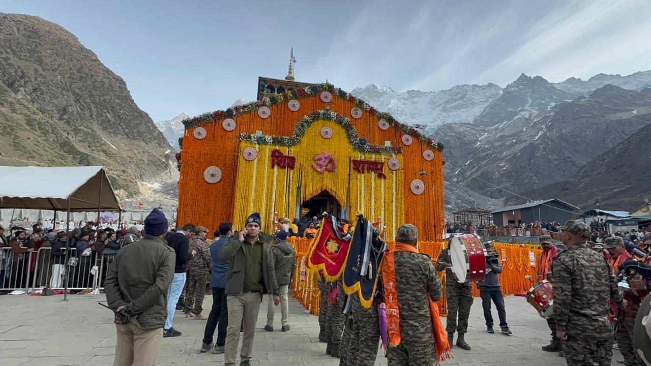 Kedarnath shrine’s doors open amidst grand celebrations, thousands of devotees gather for Uttarakhand Char Dham Yatra 2025