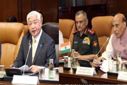 Raksha Mantri holds bilateral talks with Japanese counterpart, Calls for a unified stand against terror