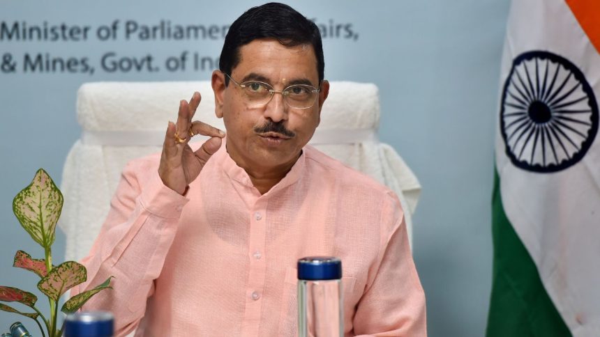 Union minister Pralhad Joshi counters Congress MP’s ‘undeclared emergency’ remark, calls it ‘deeply ironic’