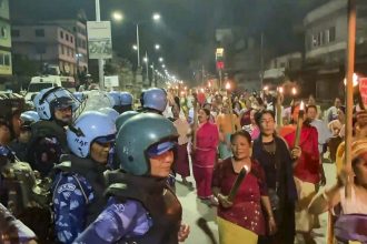 Meitei agitators lock up CEO building, GSI office in Imphal as protests rage over hiding state’s name on govt bus