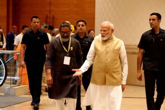 Waves of laughter and smiles all around: PM Modi’s informal chats with CMs of various states – Watch