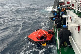 Ship with hazardous cargo capsizes off Kerala coast, raises oil spill concerns