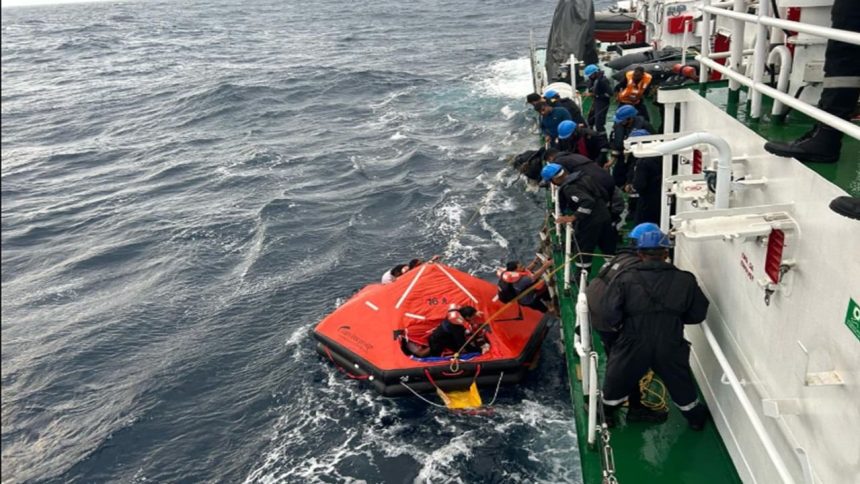 Ship with hazardous cargo capsizes off Kerala coast, raises oil spill concerns