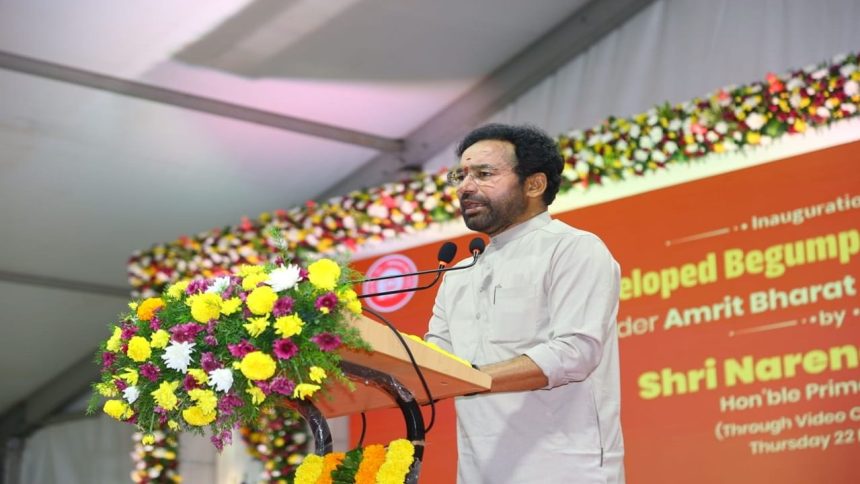 Matter of pride that Begumpet Railway Station  will be operated entirely by women employees: G Kishan Reddy