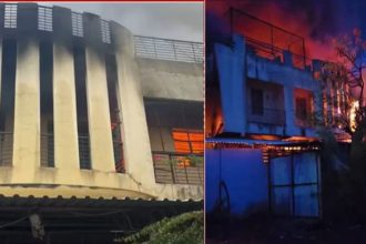 Massive fire at towel factory in Maharashtra’s Solapur; 3 dead, many feared trapped