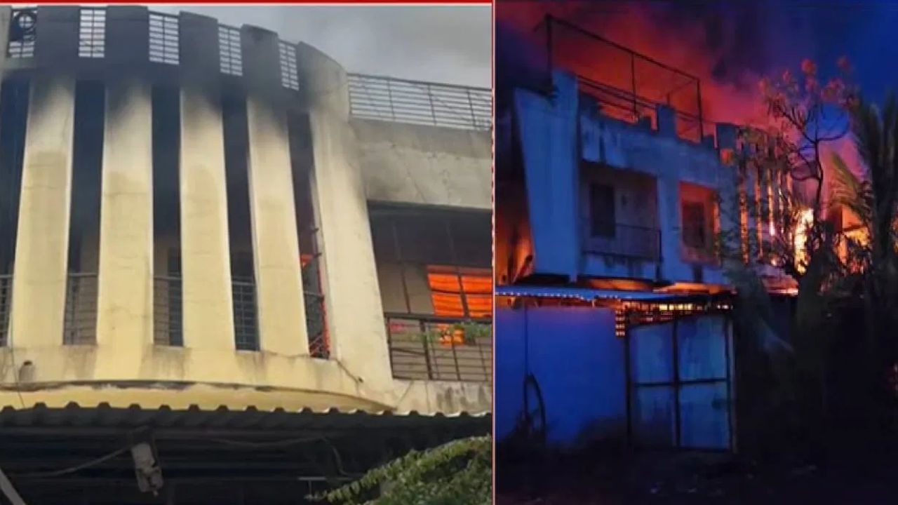Massive fire at towel factory in Maharashtra’s Solapur; 3 dead, many feared trapped