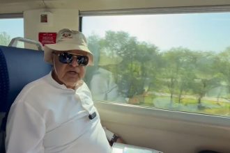 ‘Mata ne bulaya hai…’: Farooq Abdullah heads to Vaishno Devi shrine for darshan, calls Vande Bharat a ‘dream come true’