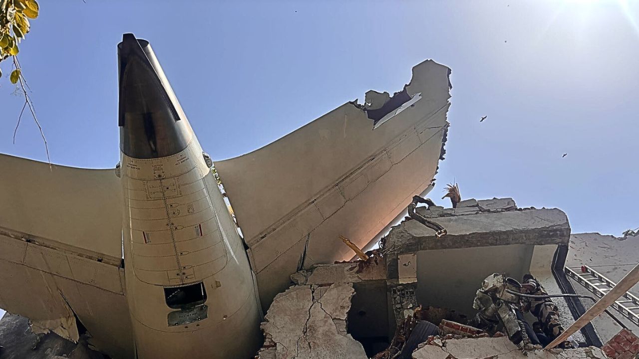 Ahemdabad plane crash: First images show devastated student’s hostel