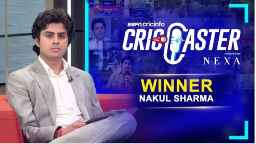 ESPNcricinfo names winner of inaugural CricCaster powered by Nexa