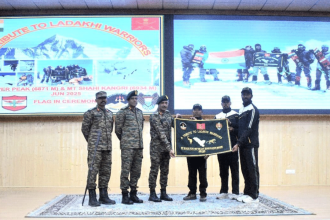 Indian Army mountaineering expedition honours Galwan heroes