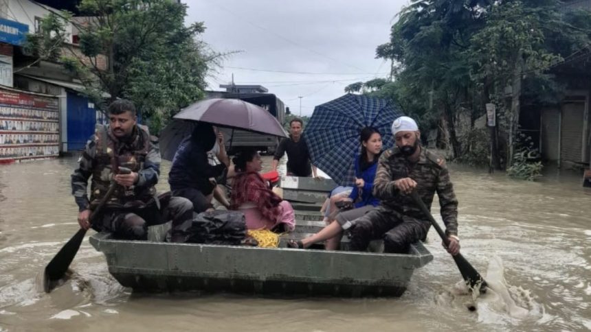 Northeast India receives heavy rains, Manipur floods damages over 3,000 houses