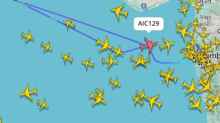 Air India Mumbai-London flight turns back mid-route 1 Air India Mumbai-London flight turns back mid-route