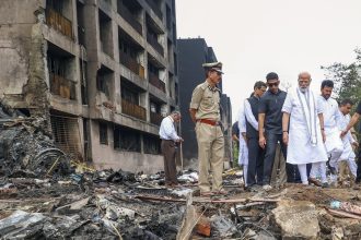PM Narendra Modi visits Air India crash site in Ahmedabad, meets survivor