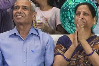 Tears of happiness: Subhanshu Shukla’s parents get emotional as Lucknow boy lifts off to space