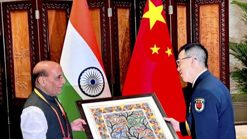 Rajnath meets Chinese counterpart; stresses avoiding new complexities in ties