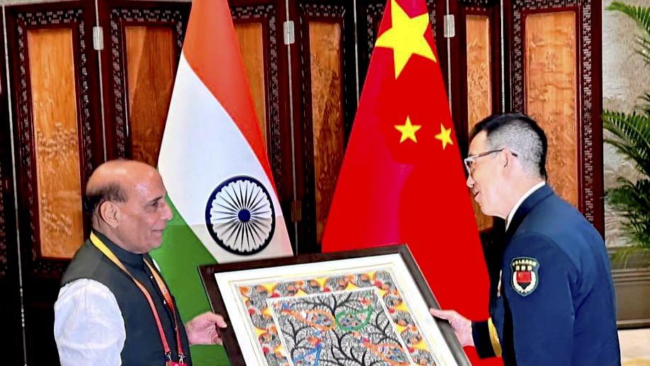 Rajnath meets Chinese counterpart; stresses avoiding new complexities in ties