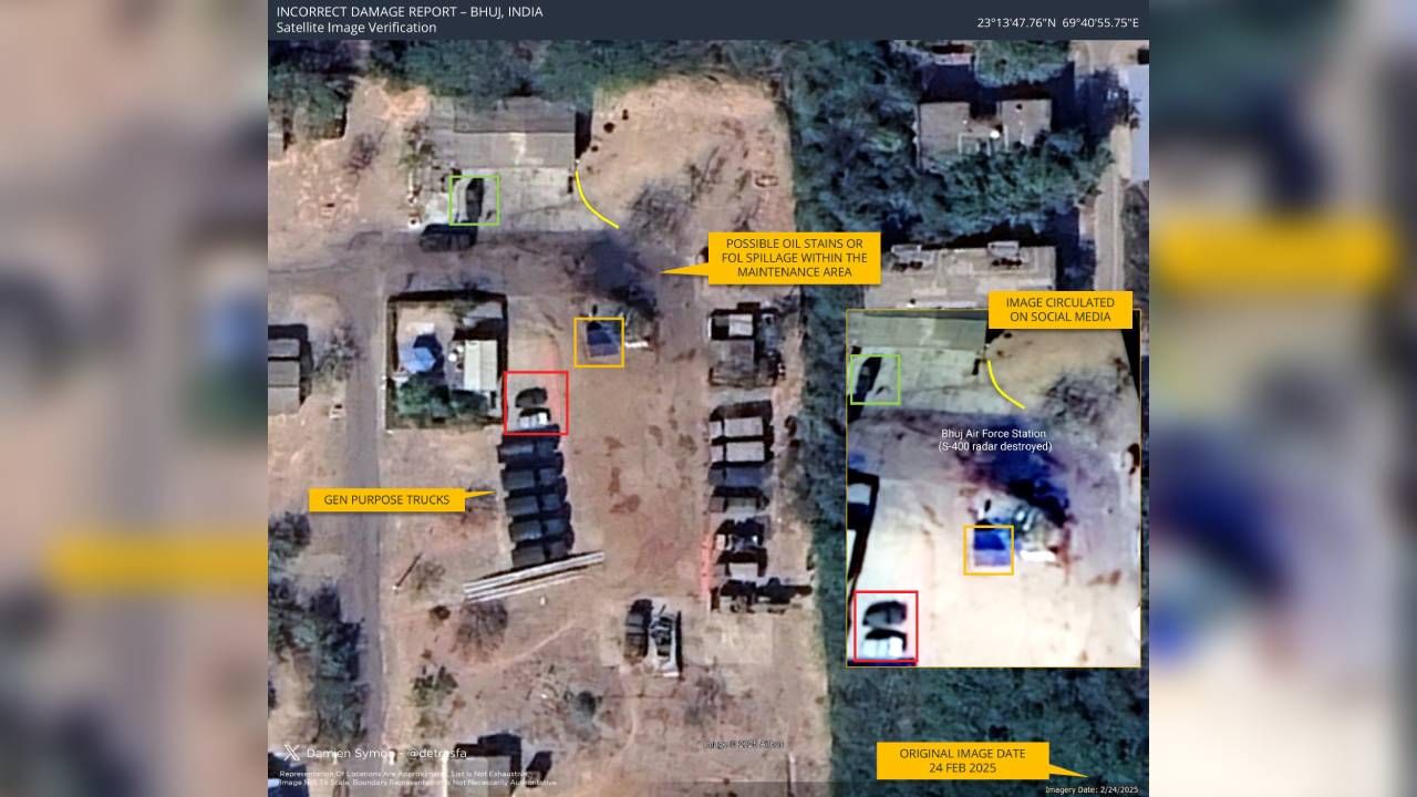 Pakistan’s ‘Adampur air base strike’ claims in Operation Sindoor debunked: OSINT analyst exposes fabricated imagery