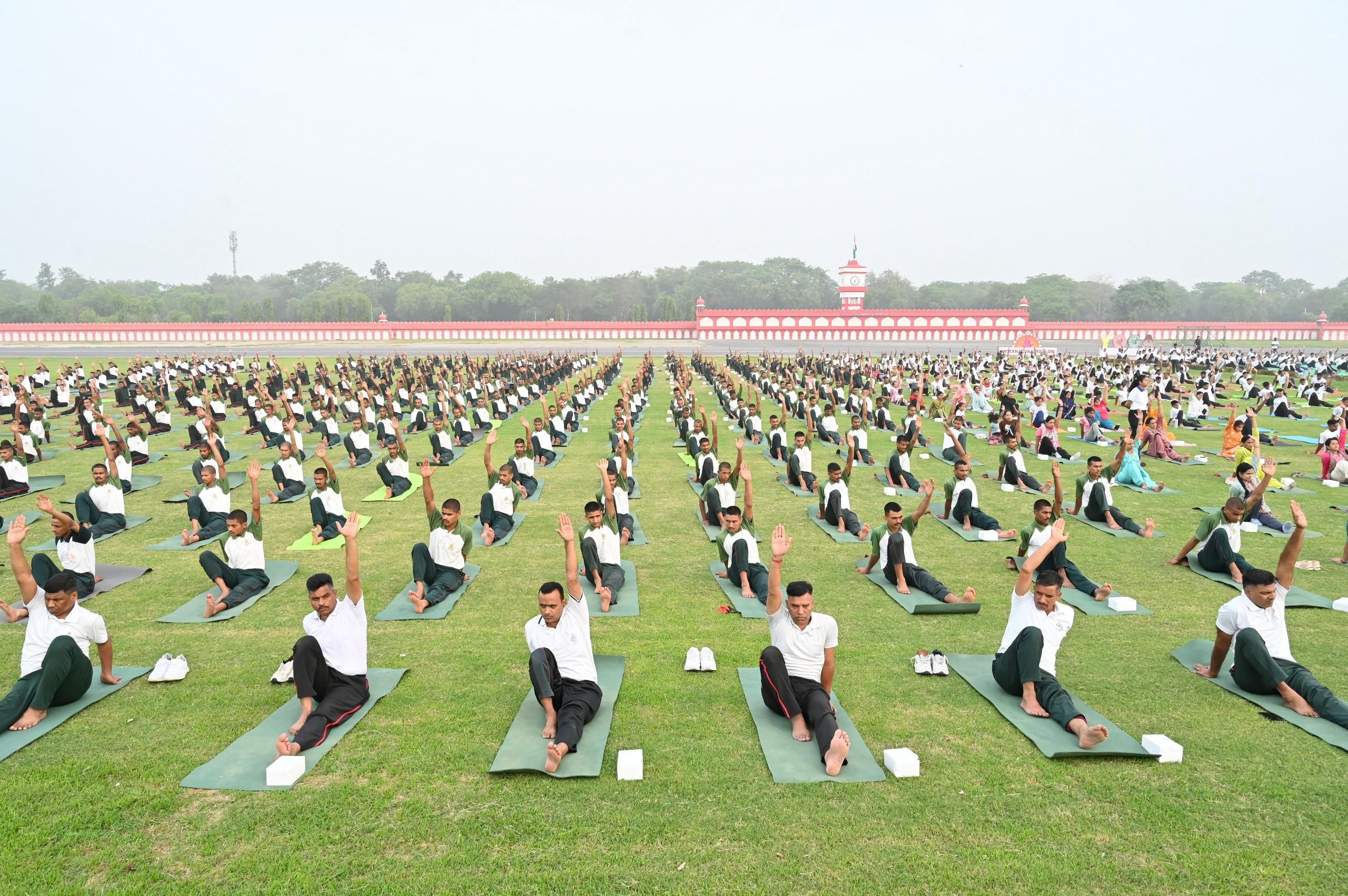 Indian Army celebrates International Yoga Day across India and abroad