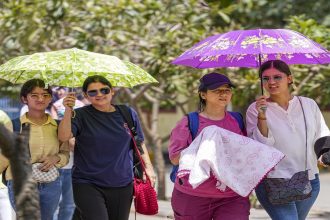 IMD issues new ‘red’ alert for Delhi as mercury breaches 45°C , heatwave persists