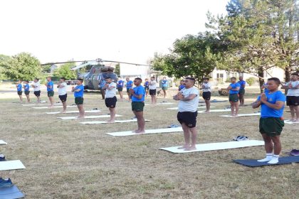 Joint Yoga session conducted during India-France exercise SHAKTI-VIII