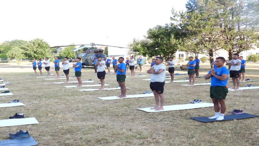 Joint Yoga session conducted during India-France exercise SHAKTI-VIII
