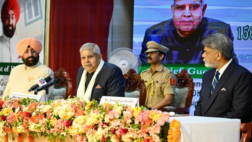 Don’t have a narrow goal, have a goal for society, nation: VP Jagdeep Dhankhar at Uttarakhand college event
