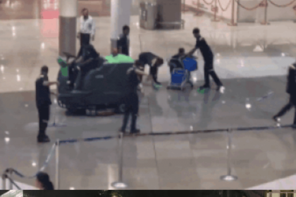 Rainwater enters Delhi airport terminal, staffs mops floor | Watch video