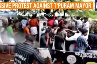 BJP Yuva Morcha demands Thiruvananthapuram Mayor’s resignation over sanitation issues