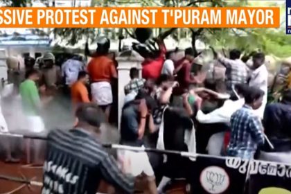 BJP Yuva Morcha demands Thiruvananthapuram Mayor’s resignation over sanitation issues