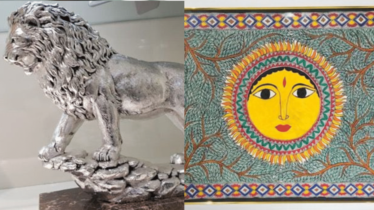 PM Modi Gifts Hand-etched Silver Lion, Madhubani painting to Argentine President Javier Milei