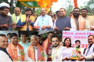 Cross-party leaders share stage at Kanpur MP Ramesh Awasthi’s Mango Festival; farmer recognition and market access in focus