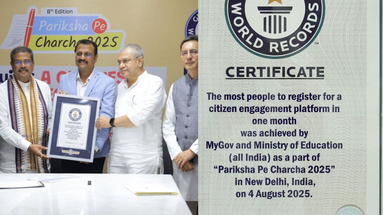 India sets Guinness World Record with ‘Pariksha Pe Charcha’