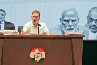 ‘Irresponsible and shameless’: BJP slams Rahul Gandhi’s poll fraud allegations