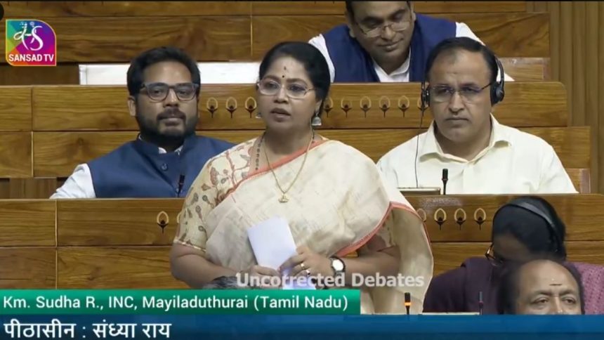Congress MP R Sudha’s gold chain snatched in Delhi’s Chanakyapuri